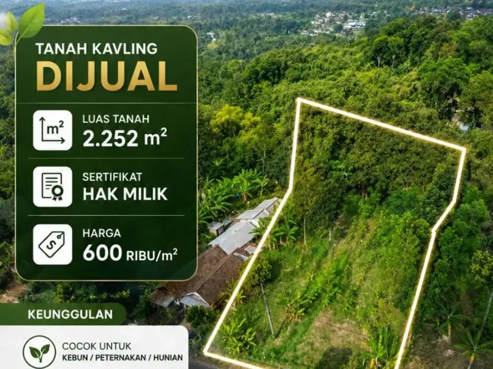 Dijual Murah Tanah Kavling di Prigen, Dayurejo, Pandaan,Pasuruan (MA)