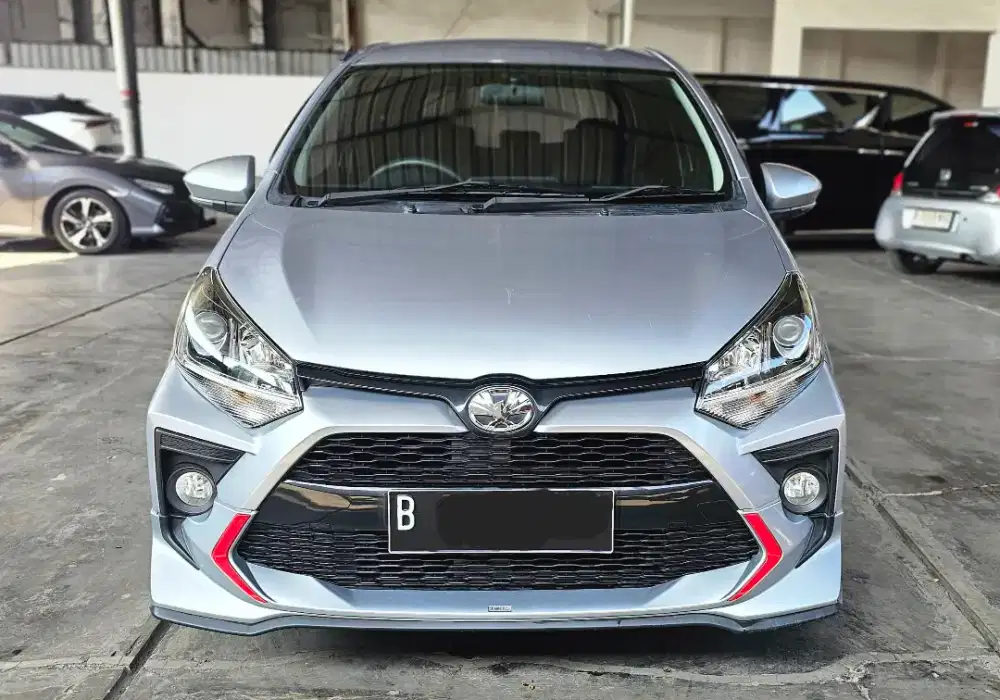 Baru 36rb Km Toyota Agya 1.2 TRD Sportivo AT 2021 Silver Mulus Gress