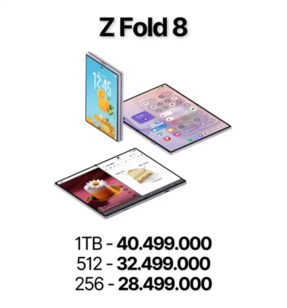 Samsung galaxy Z fold 8 ultra/fold 8