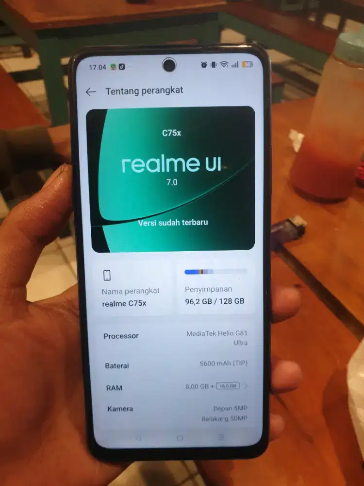 Redmi c75x 8/128 fullset orian semua masih segel ,minus pemakaian saja