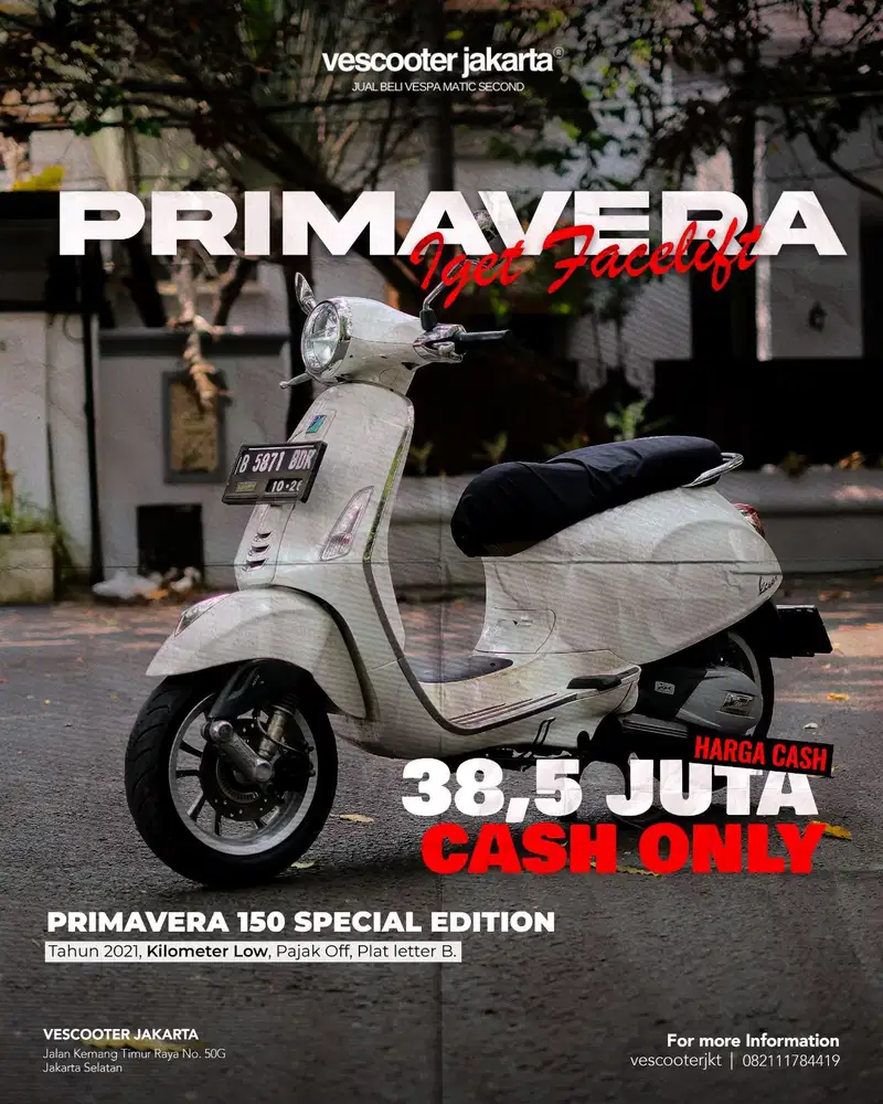 PIAGGIO VESPA MATIC PRIMAVERA 150 IGET ABS FACELIFT 2021