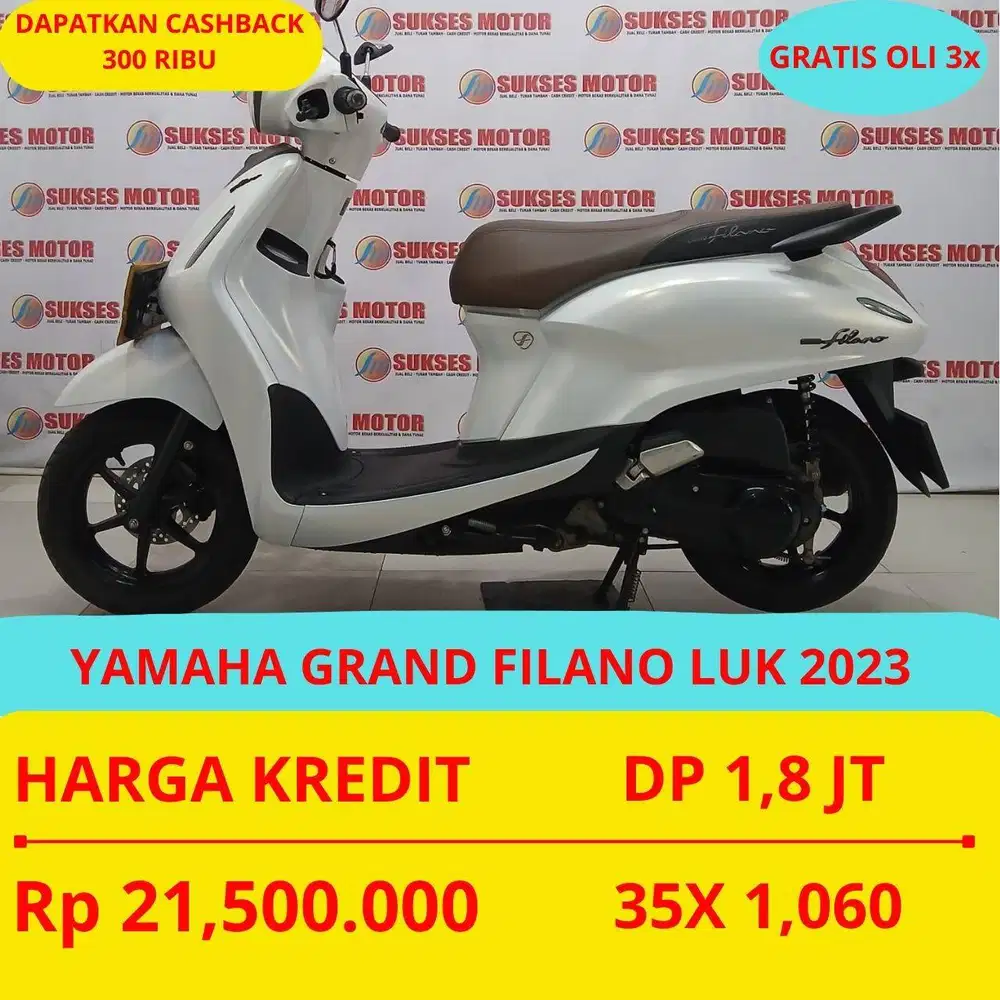 YAMAHA GRAND FILANO LUK 2023 DP MURAH 1,8 JUTA GUYSS