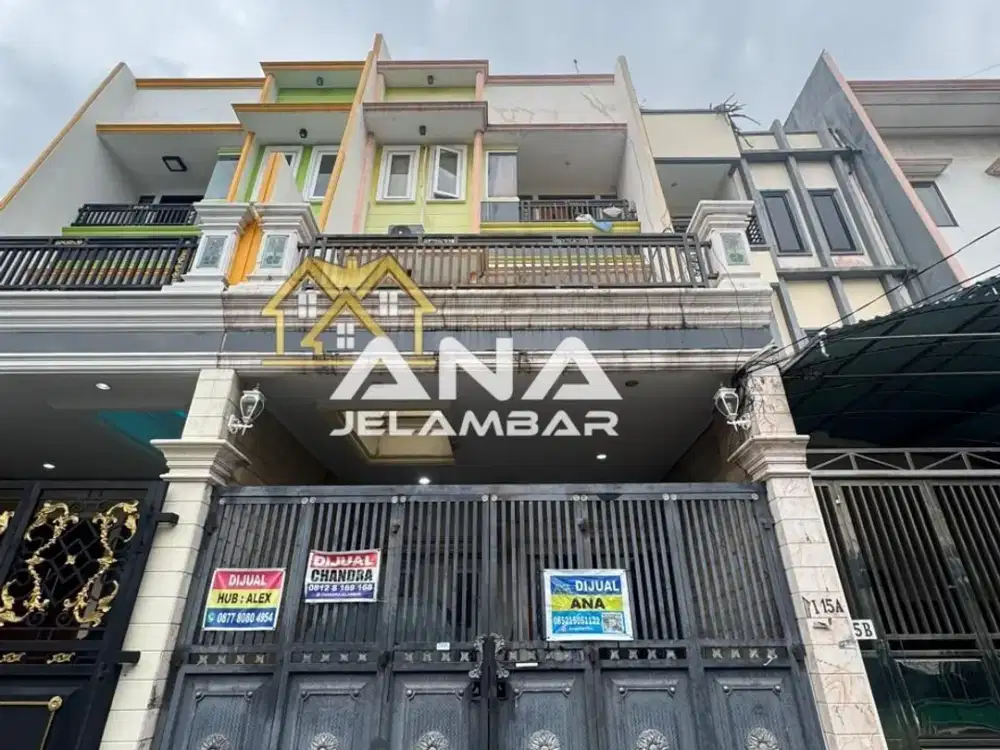 ANA RUMAH BAGUS UK 6X21M DI KOMPLEK THI JELAMBAR
