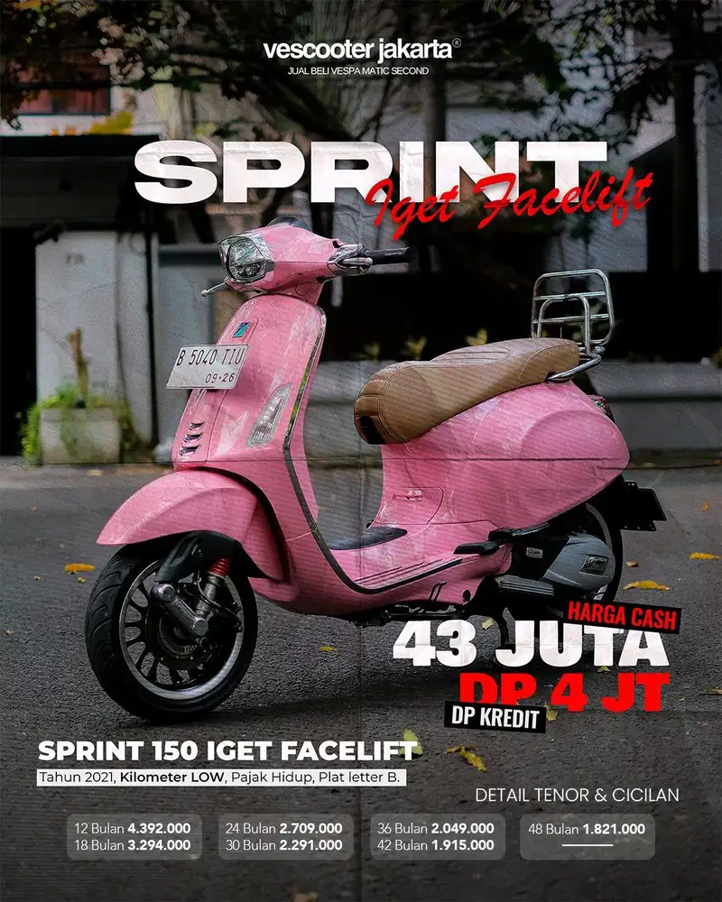 PIAGGIO VESPA MATIC SPRINT 150 IGET ABS FACELIFT 2021