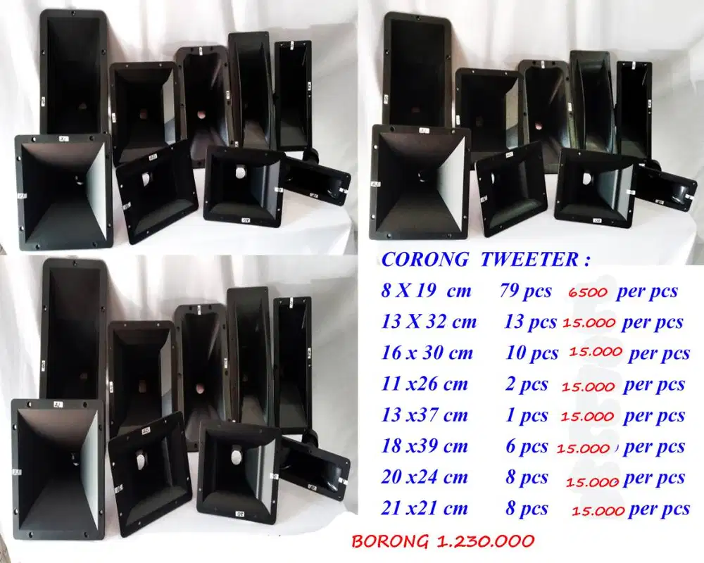 borongan corong twiter banyak ukuran borong