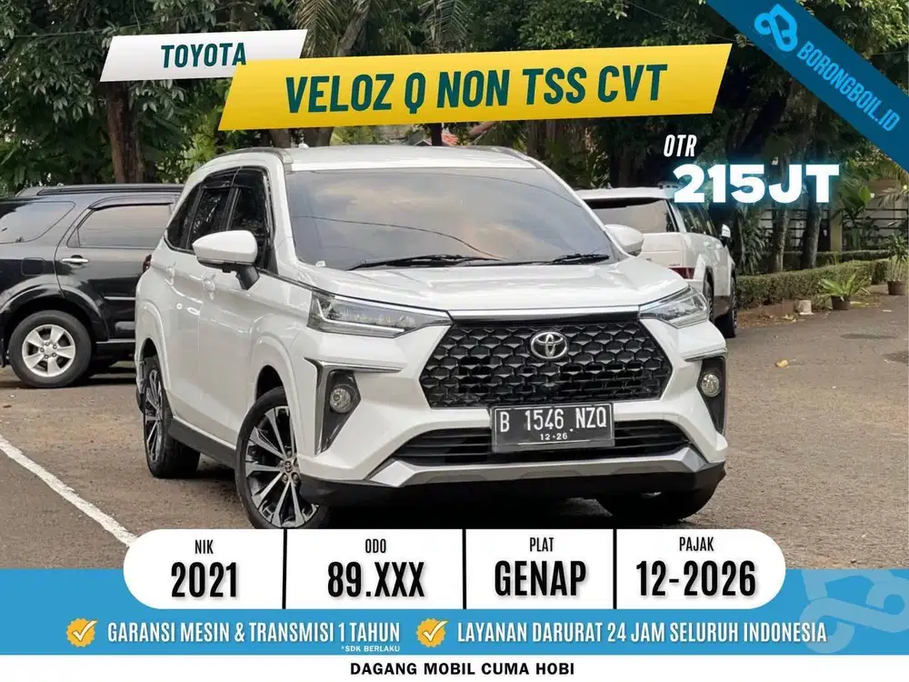 AVANZA VELOZ 1.5 Q CVT 2021 SIAP PAKAI
