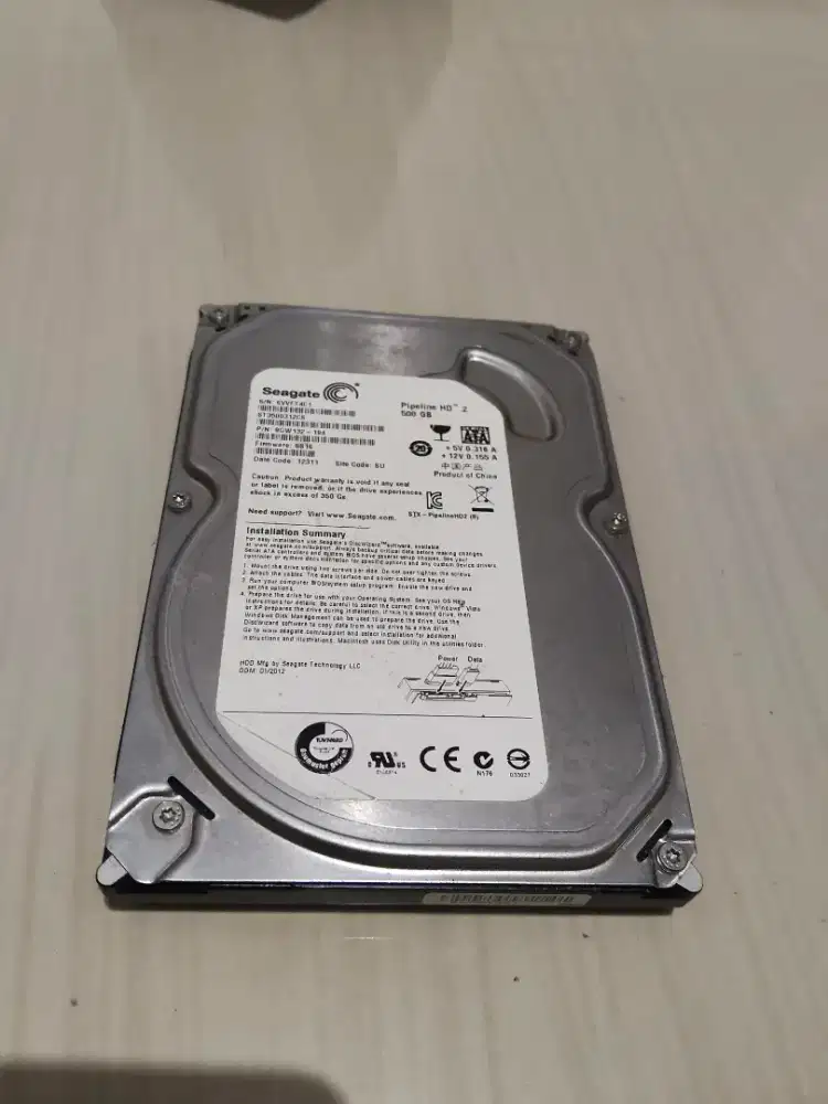 Seagate Hardisk HDD CPU 500GB