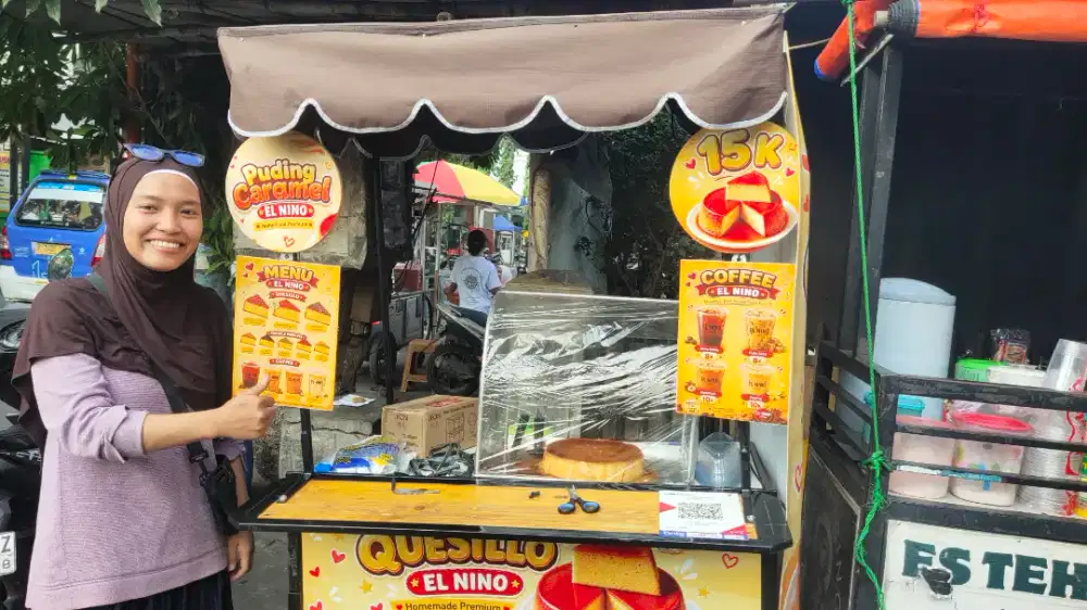 DIBUTUHKAN PEKERJA LOWONGAN KERJA JAGA STAND BOOTH JUALAN GEROBAK