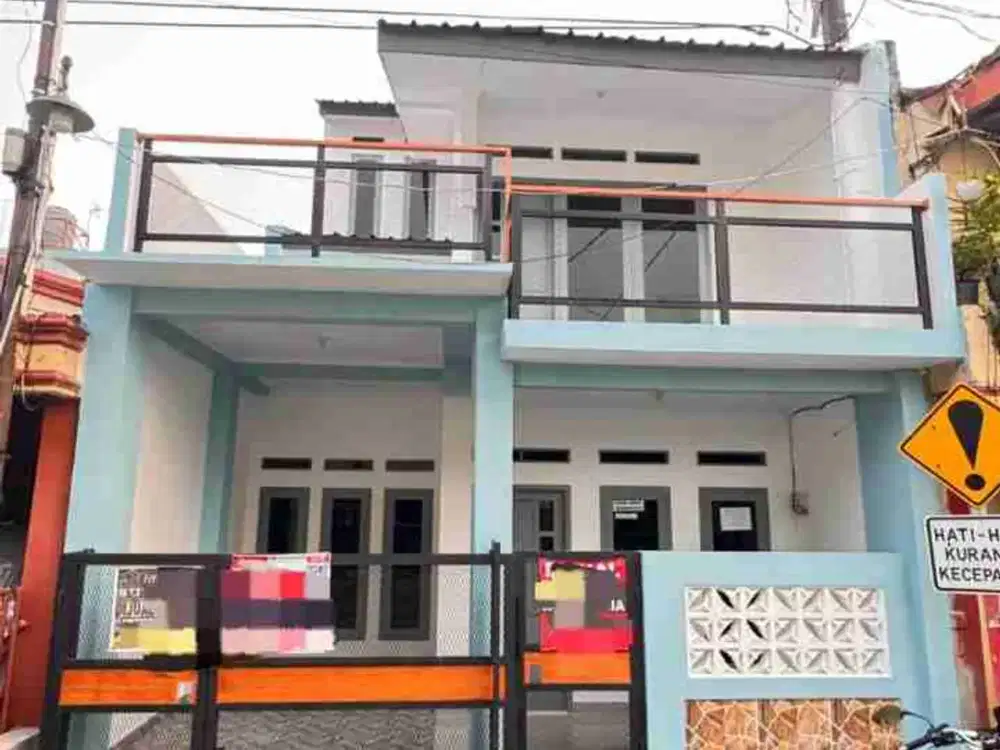 rumah 2 lantai di pindok ungu permai bekasi