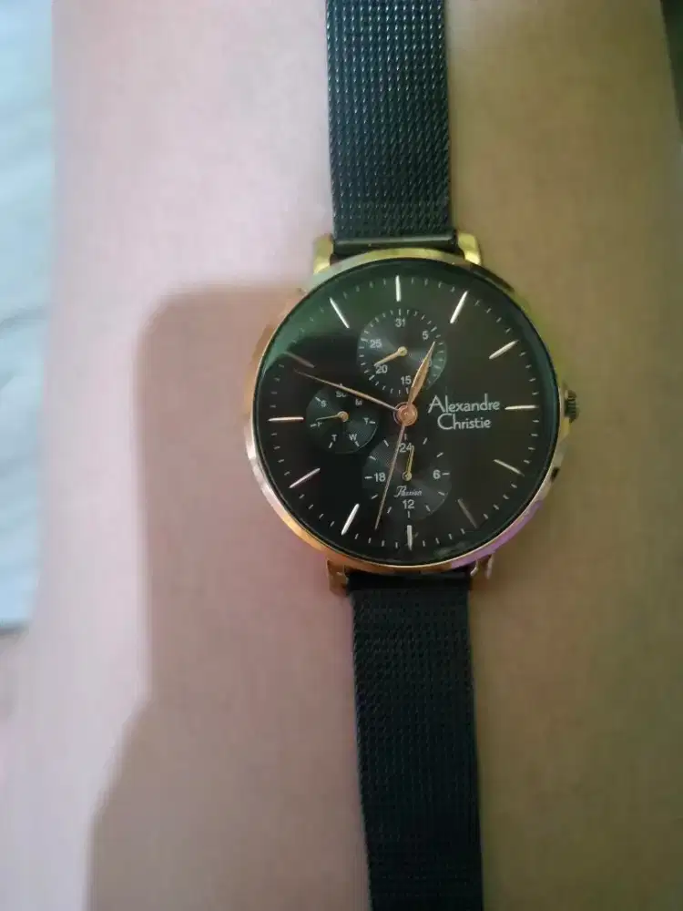 Jam tangan Alexandre Christie rantai pasir no box