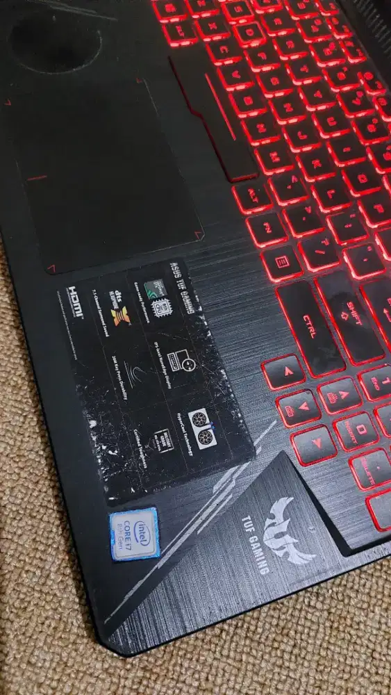 Laptop Asus intel(r) core(tm) i7-8750h cpu, 2.20ghz 2.21 ghz