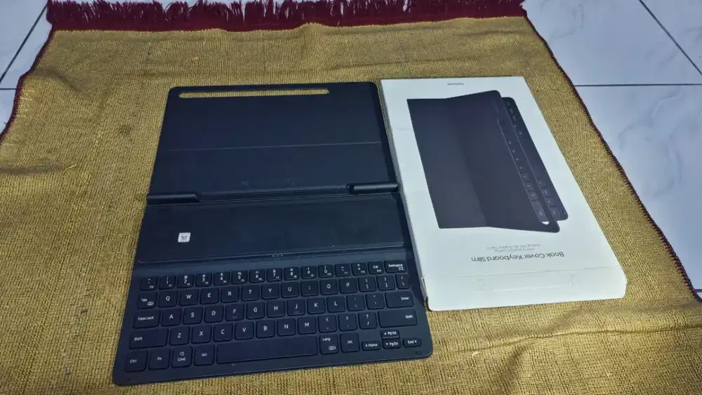 Keyboard slim ori samsung tab s7/s8