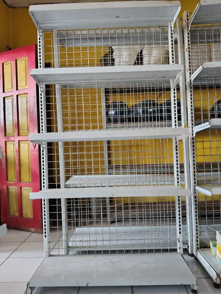 [MURAH] Rak Toko / Minimarket Single Wall Besi Tebal - Siap Jualan