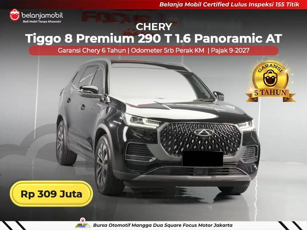 [ LOW KM 5RB ] Chery Tiggo 8 Premium 290 T 1.6 Panoramic 2025/2026