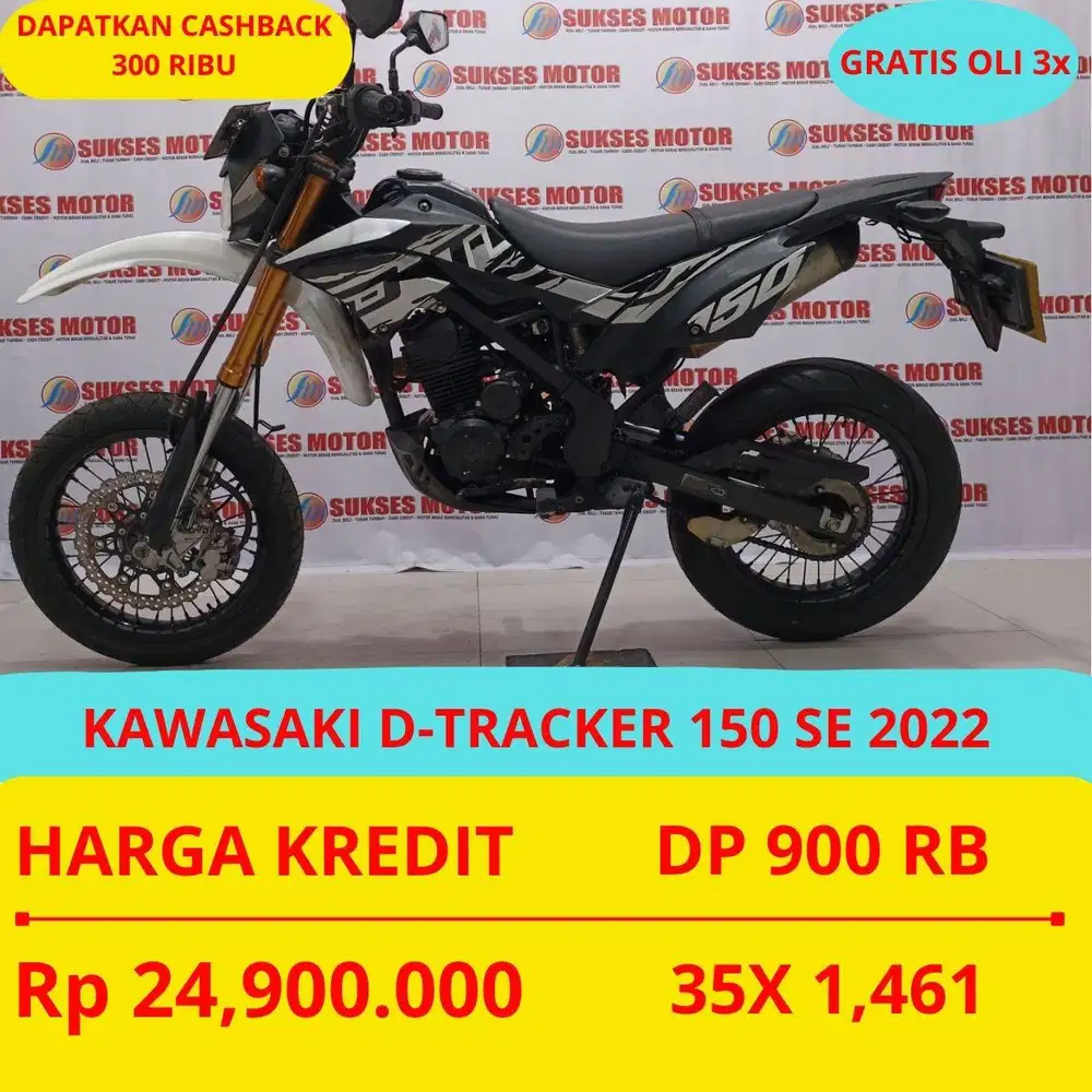 KAWASAKI D-TRACKER 150 SE 2022 DP MURAH 900 RIBU GUYSS