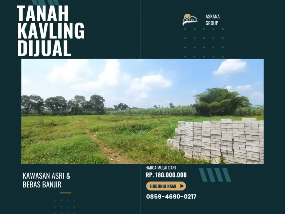 3 Menit Bandara Pakis Malang Tanah Malang SHM Split Cocok Dibangun Rumah