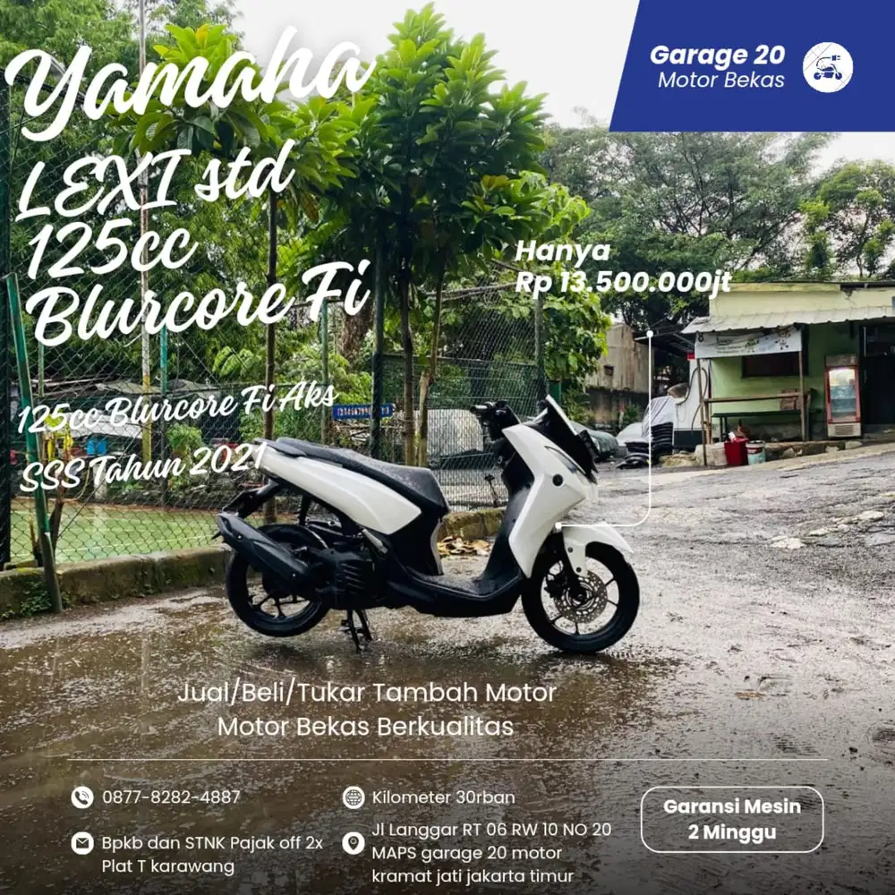 Yamaha Lexi Std 125cc Bluecore Fi Aks SSS Tahun 2021