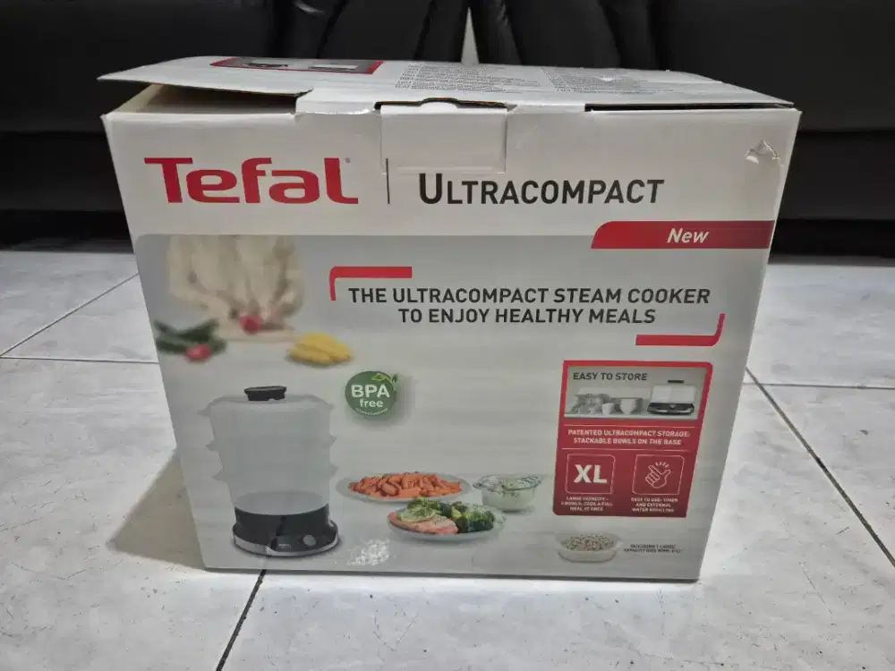 Tefal Ultracompact Steam Cooker VC204810 (BARU HANYA BOX TERBUKA)