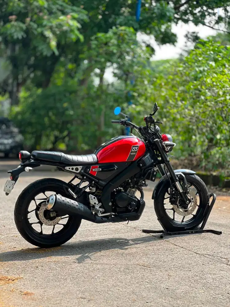 KM LOW! YAMAHA XSR 155 2023 MERAH PAJAK PANJANG SIAP PAKAI
