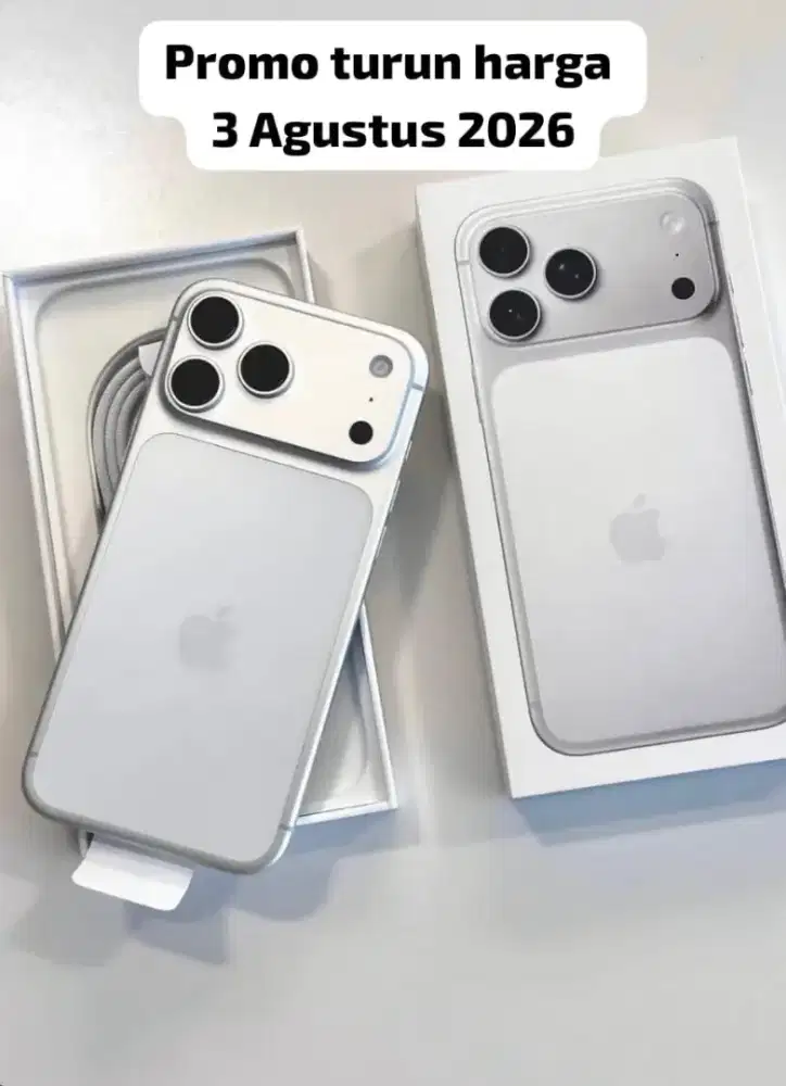 IPHONE 17 PROMAX 256 Silver cicilan ringan free DP