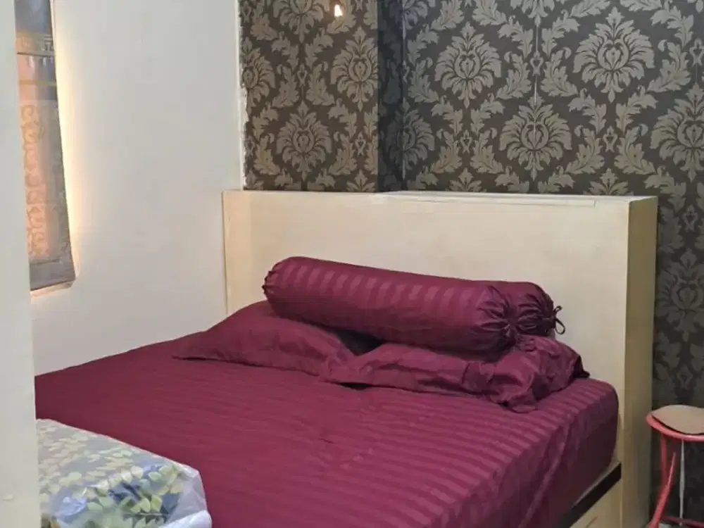 GREEN PRAMUKA CITY APARTEMEN 2 BEDROOM FULL FURNISHED TOWER CHRYSANT INCLUDE IPL SETAHUN