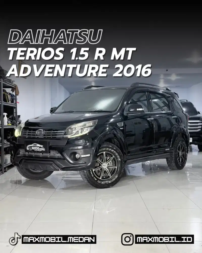 [DP 37JT‼️] DAIHATSU TERIOS 1.5 R ADVENTURE MT 2016 pemakaian 2017