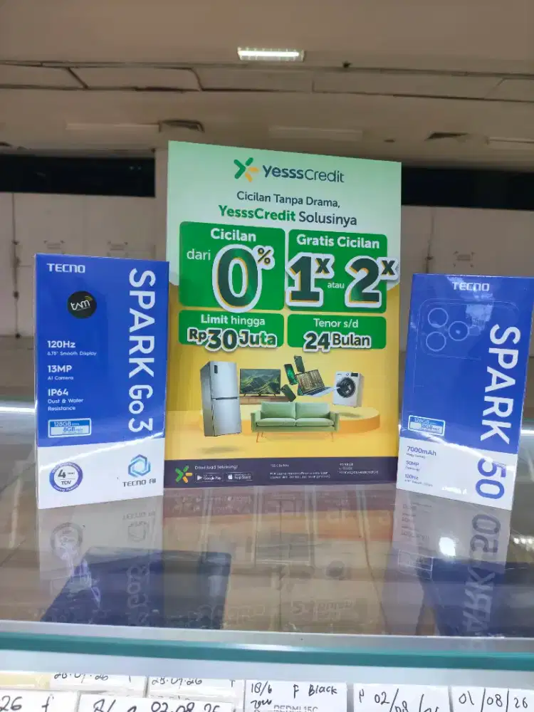 Cicilan hp Tecno cuma pakai ktp aja