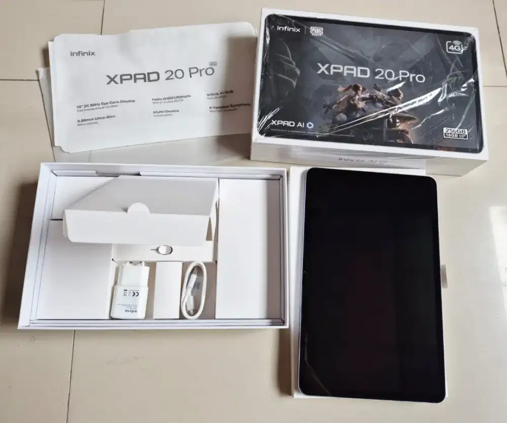 Tablet Infinix Xpad 20 Pro (8/256 GB) Blue Like New Full Set Original