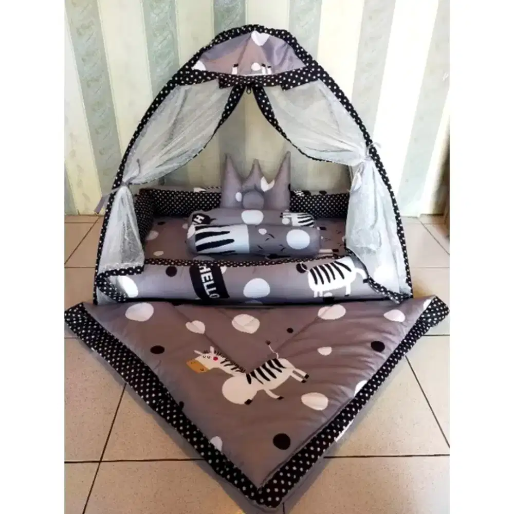 Kasur bayi full set kelambu