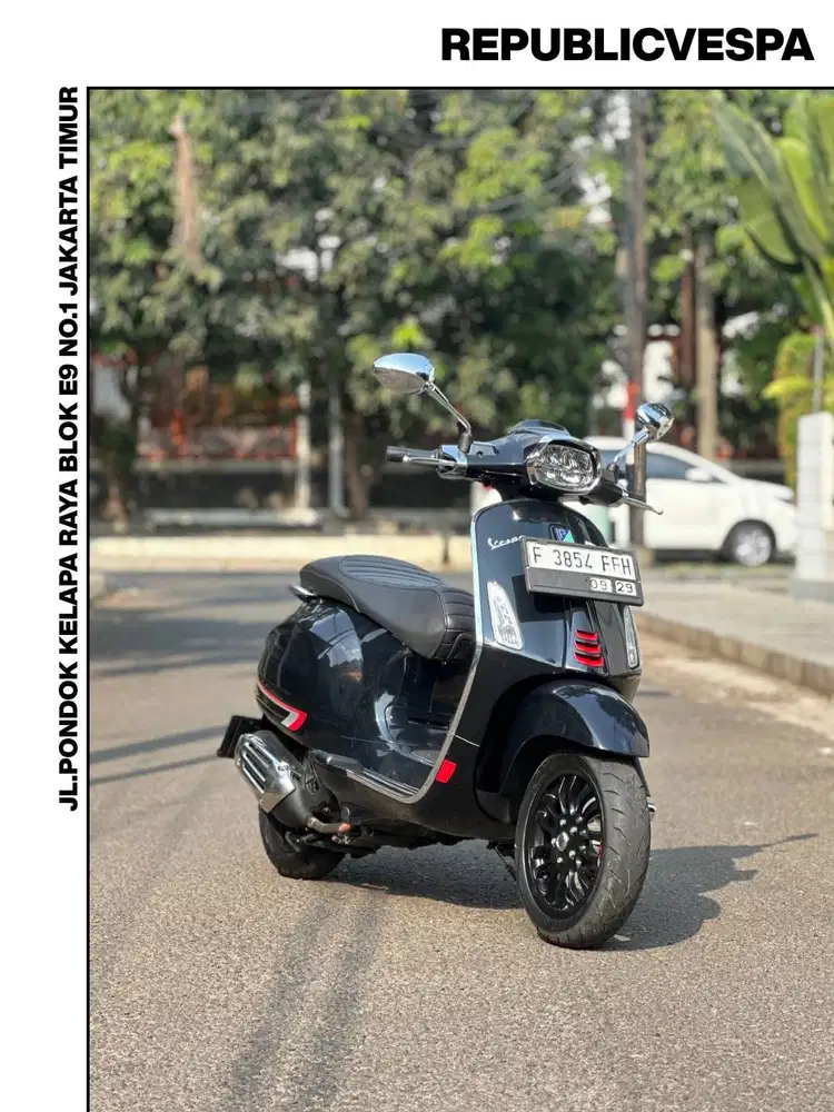 TERMURAH PIAGGIO VESPA SPRINT S150 IGET ABS FACELIFT TAHUN 2019 BLACK