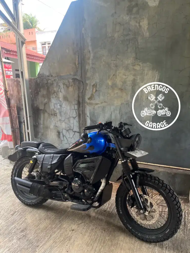motor custom yamaha byson