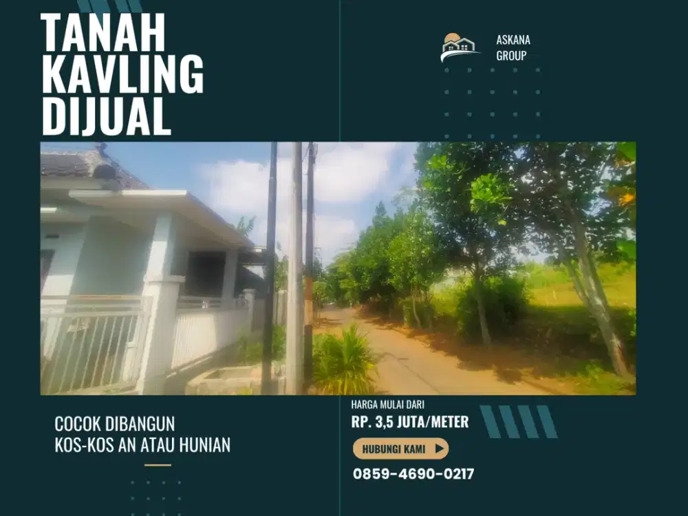 5 Menit Kampus Muhammadiyah Malang Cocok Bangun Kos Kosan Tanah Malang Row Jalan 6 Meter