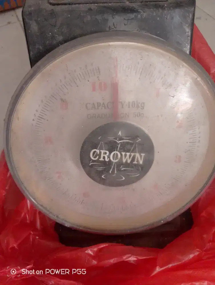 timbangan merk crown 10 kg