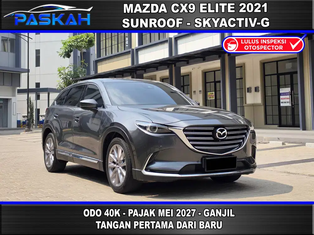 Bunga 4.25% PAJAK MEI 2027 GanjiL Odo=40k Mazda CX9 2022 cx 9 2022