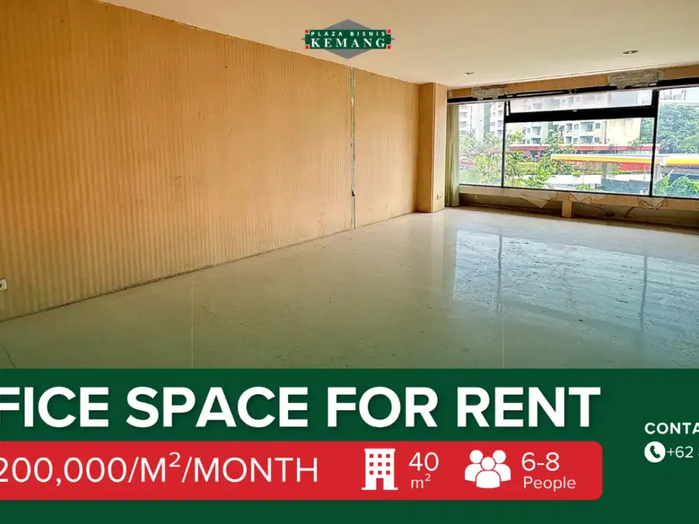 Strategic Office Space in Kemang | 30m from Antasari | Free Parking & 24/7 access