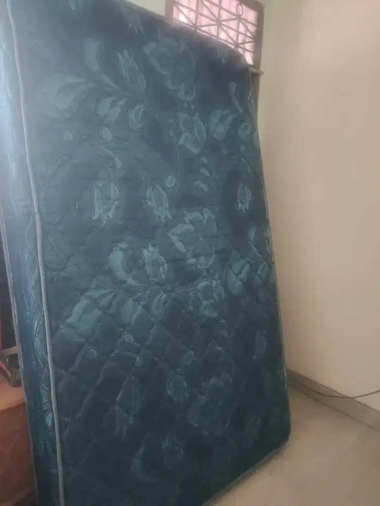 kasur spring bed 100x140, biru