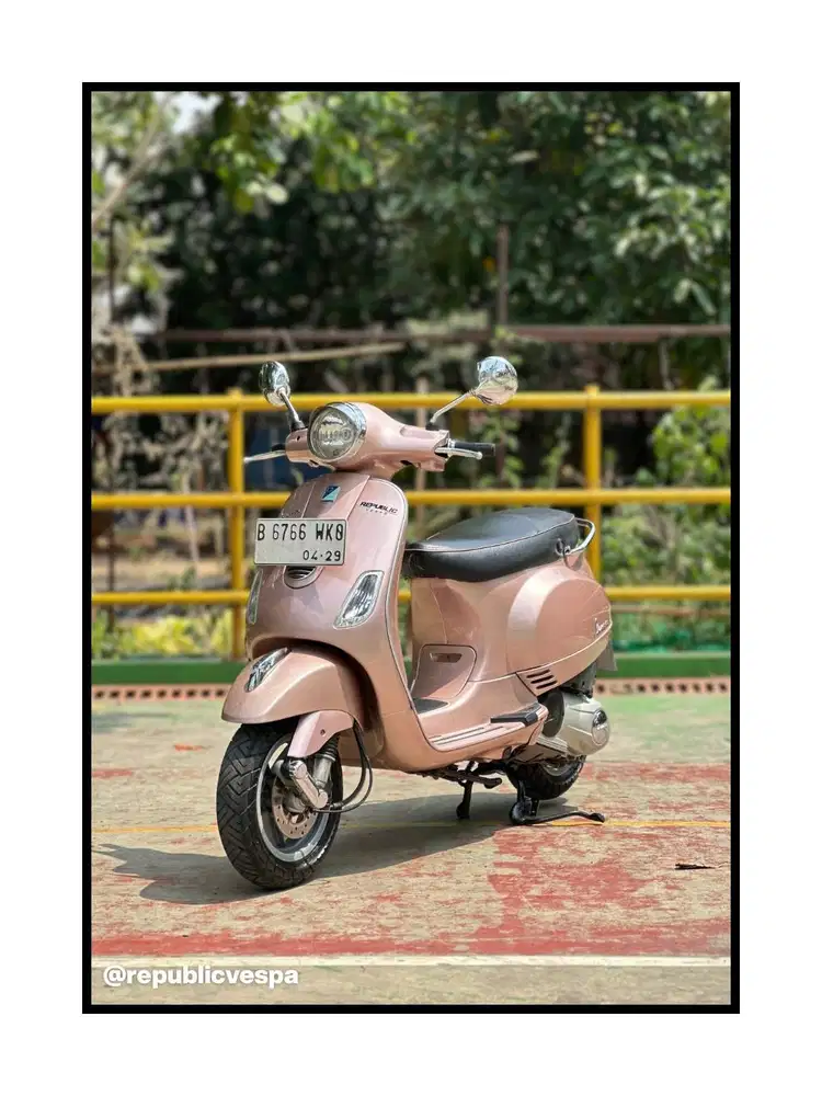 TERMURAH PIAGGIO VESPA LX 150 3V TAHUN 2013 WARNA PINK ROSA RARE