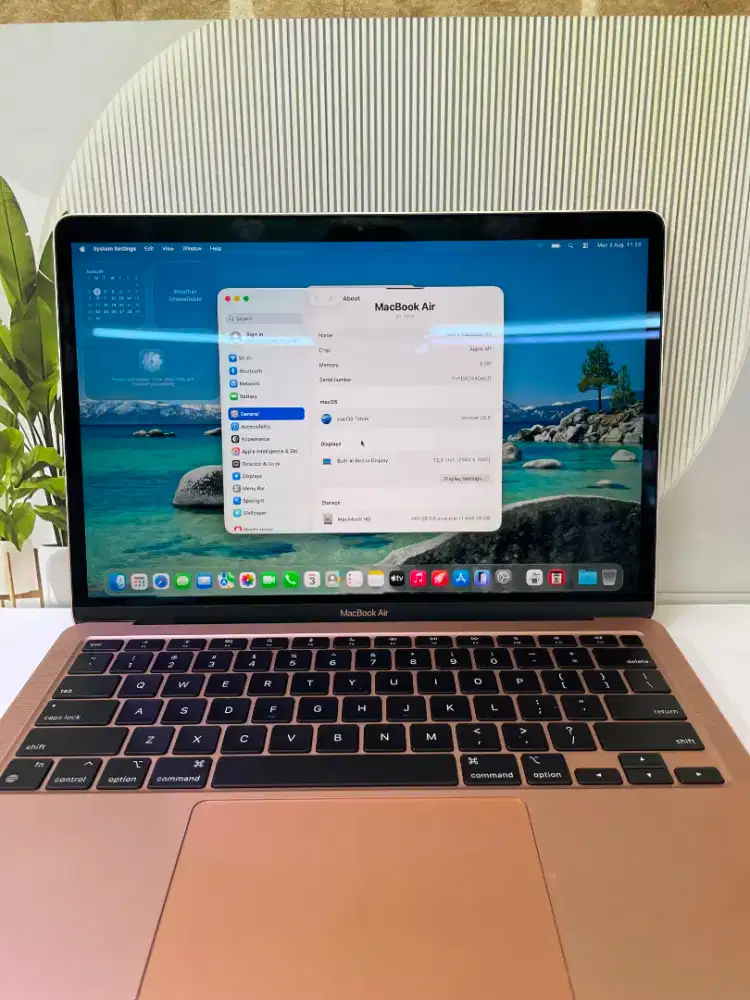 Macbook Air M1 13 8/512gb Fullset & Resmi