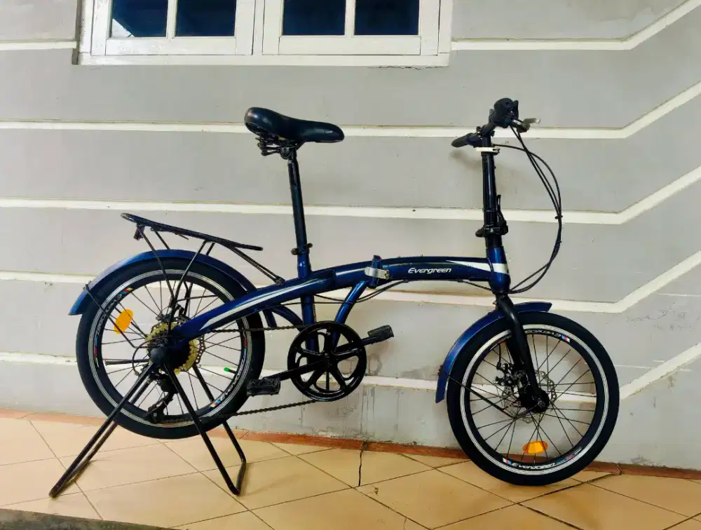 Sepeda lipat merek Evergreen uk'20 hrg 750rb net