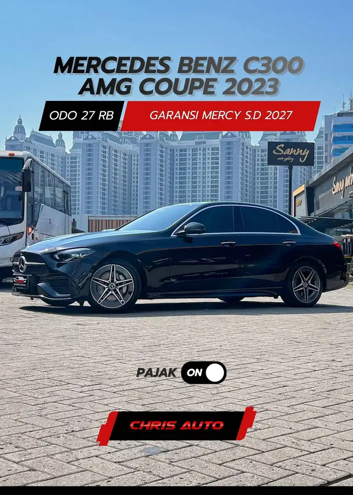 Tdp 22jt Odo 27rb New Model C300 AMG 2024 2023 Benz C 300