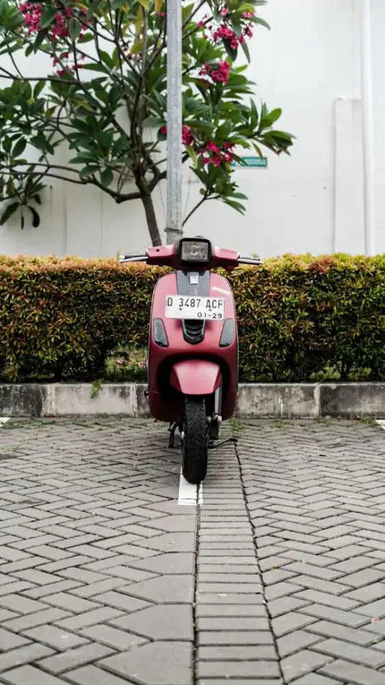 VESPA S 125 IGET 2018 MERAH - TERMURAH SEINDONESIA