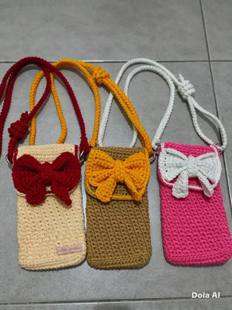 Tas rajut slingbag premium