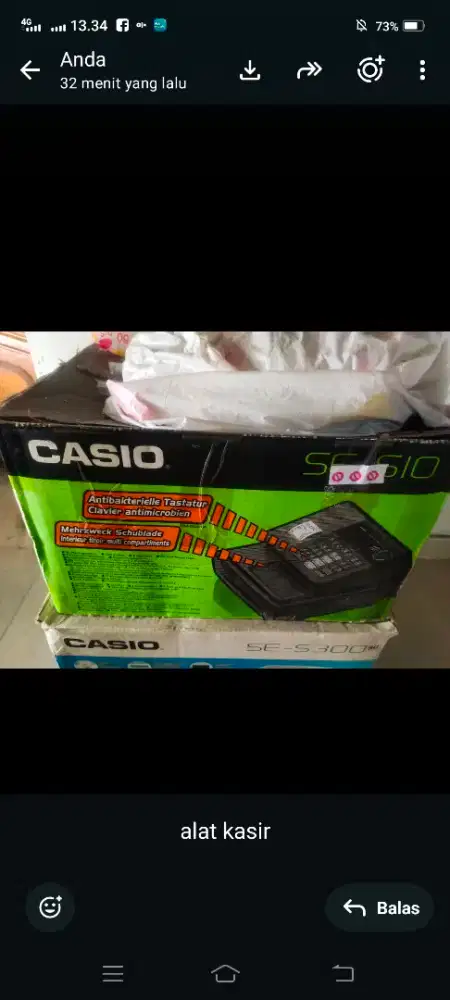 mesin kasir merk casio kondisi baik