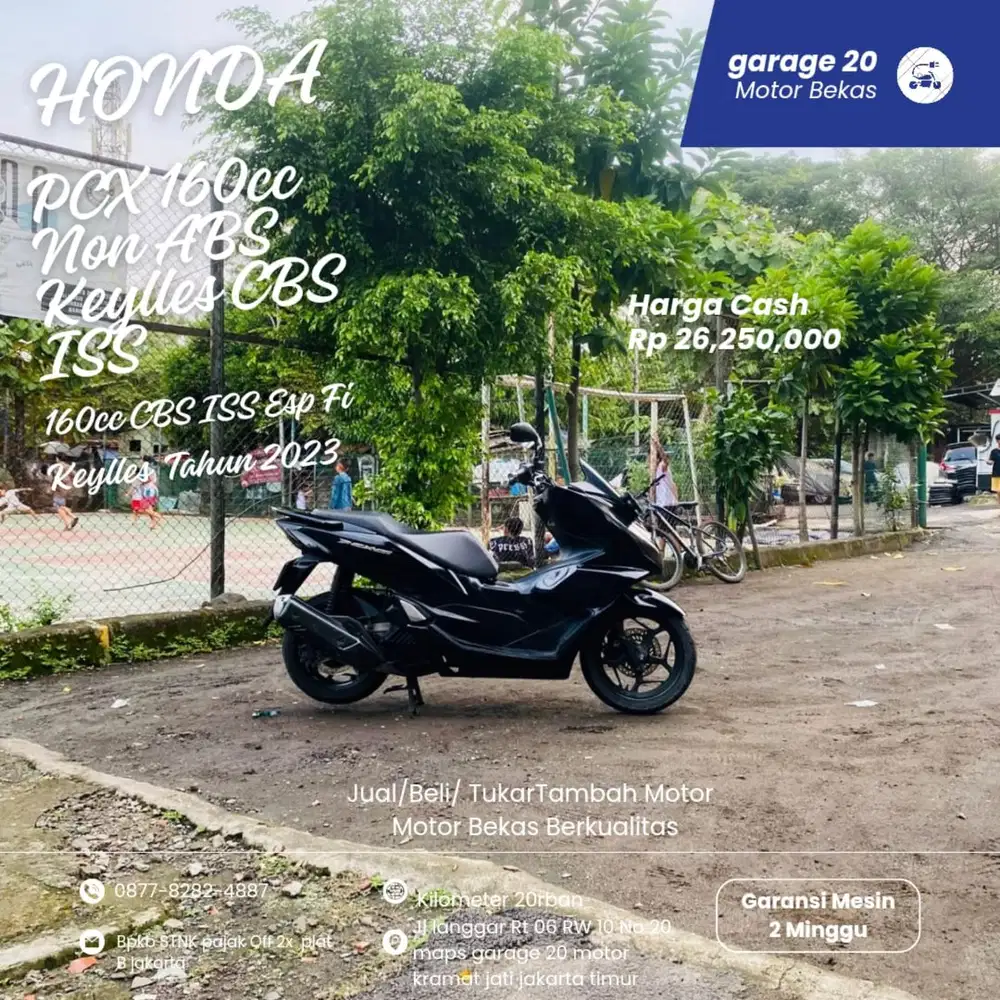 Honda All New PCX 160cc keylles cbs iss esp fi tahun 2023