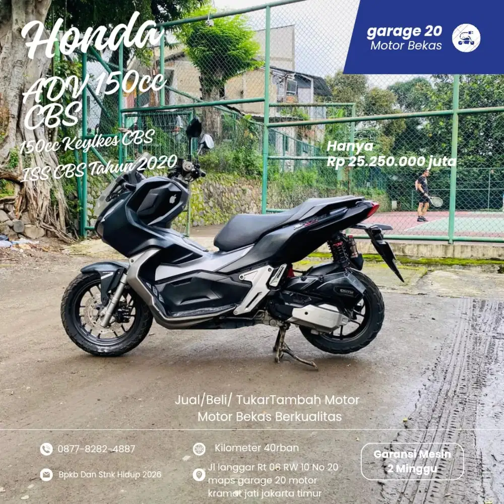 Honda Adv 150cc cbs iss pgm_fi Tahun 2020
