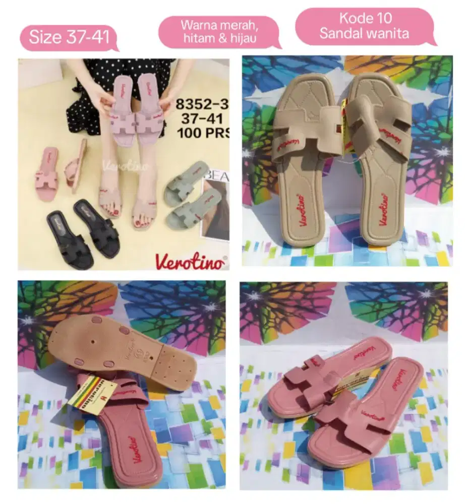 Kode 10. Sandal wanita