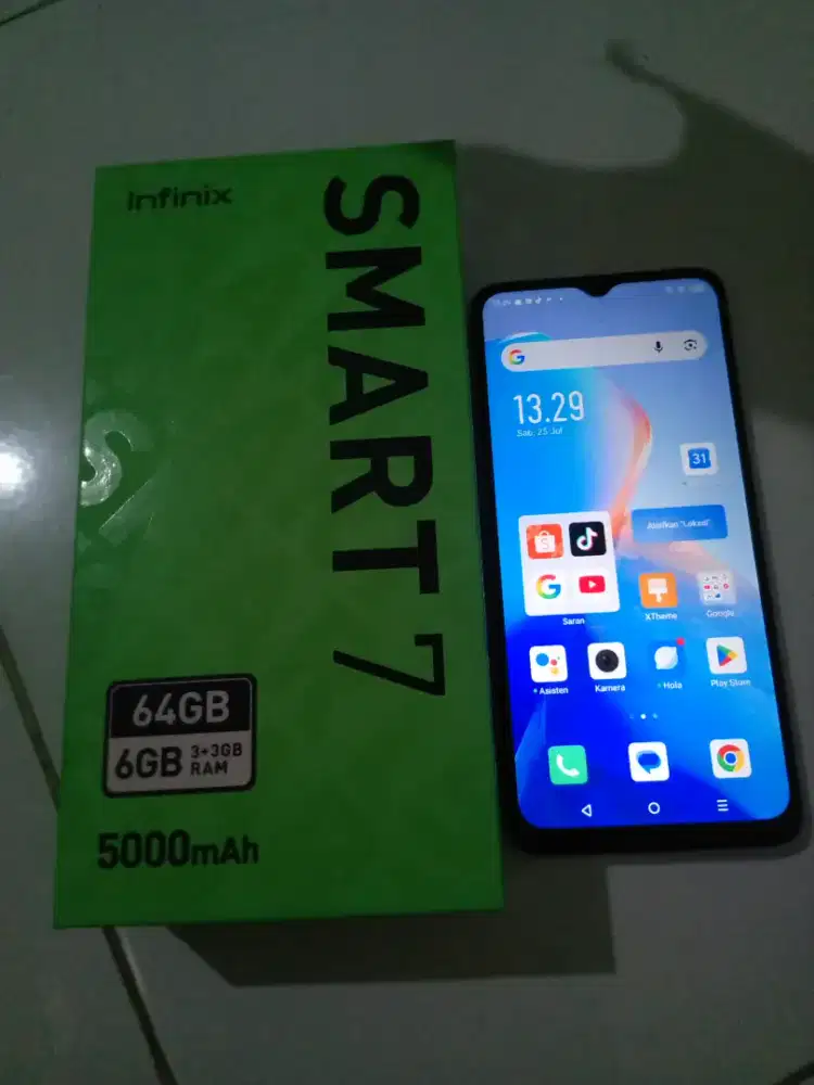 Hp infinix smart 7 RAM 3+3/64GB