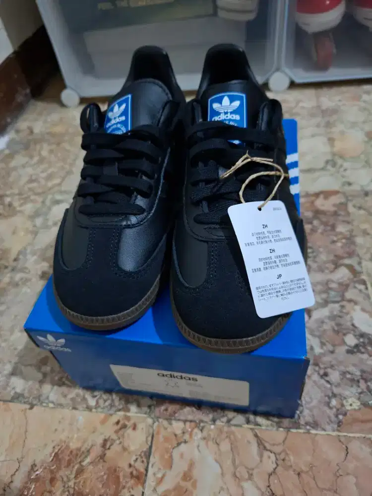 Adidas Lifestyle Samba OG Shoes Unisex Full Black IE3438