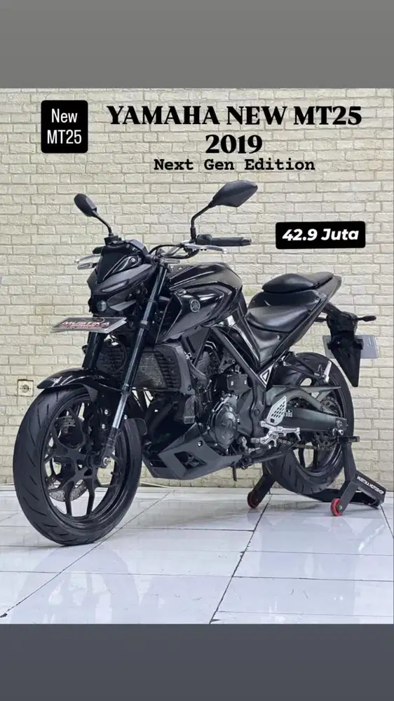 Yamaha New MT25 Pajak panjang 2019 Black freedom - Zaki Mustika