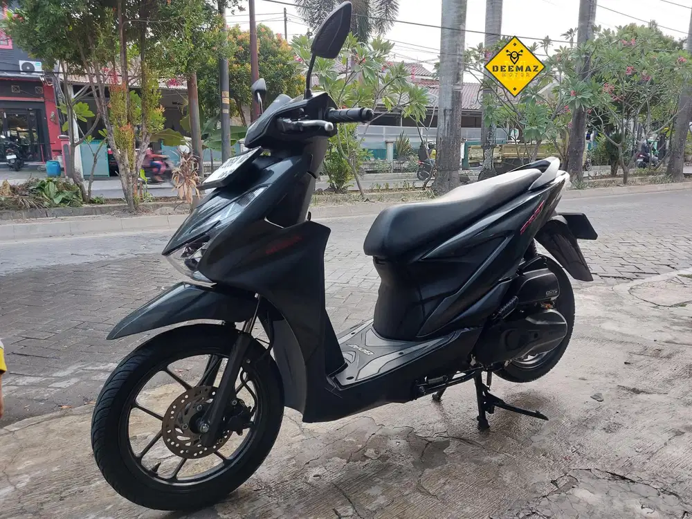 (DP 500 Rb)‼️ Honda New Beat Deluxe CBS ISS Hitam 2024 Cash / Kredit